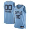 Jordan Brand Premium Memphis Grizzlies Unisex Blue 2022/23 Swingman Custom Jersey Statement Edition