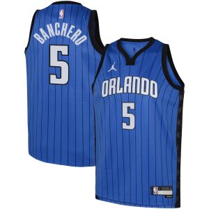 Jordan Brand Unique Paolo Banchero Orlando Magic Youth Royal Swingman Jersey Statement