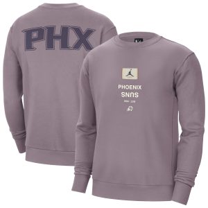 Jordan Brand Unique Phoenix Suns Purple Courtside Statement Edition Heavyweight Pullover Sweatshirt