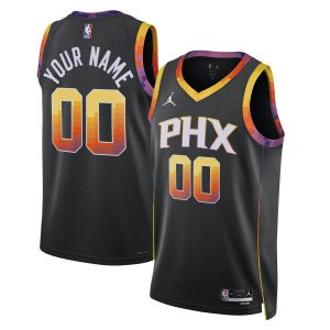 Jordan Brand Phoenix Premium Suns Unisex Black 2022/23 Swingman Custom Jersey Statement Edition