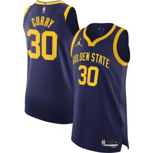 Jordan Brand Stephen Curry Golden State Warriors Royal Authentic Player Jersey Statement Edition Unique