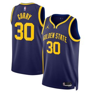Jordan Brand Stephen Curry Golden State Warriors Unique Unisex Navy Swingman Jersey Statement Edition