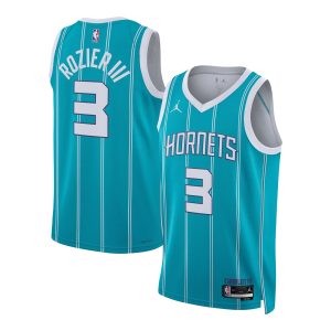 Jordan Brand Terry Rozier Charlotte Hornets Unisex Teal Swingman Jersey Icon Edition Stylish