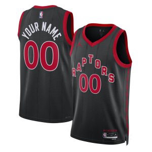 Jordan Brand Toronto Raptors Unisex Black 2022/23 Swingman Custom Gorgeous Jersey Statement Edition
