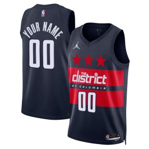 Jordan Brand Washington Wizards Unisex Navy Elegant 2024/25 Custom Swingman Jersey Statement Edition
