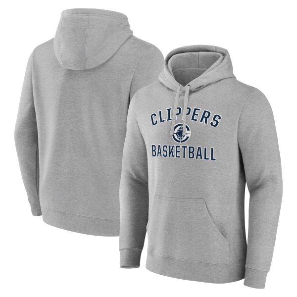 LA Unique Clippers Gray Arch Pullover Hoodie