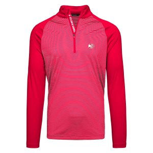 Levelwear Atlanta Fabulous Hawks Red Charter Insignia Core Quarter Zip Pullover Top