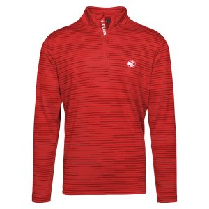 Levelwear Atlanta Hawks Red Eye - catching Gear Insignia Core Quarter Zip Pullover Top
