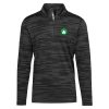 Levelwear Boston Celtics Black Gear Insignia Core Gorgeous Quarter Zip Pullover Top