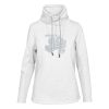 Levelwear Eye - catching Brooklyn Nets Women's Cream Loop Sweep Pullover Sweatshirt