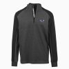 Levelwear Charlotte Hornets Black Galaxy Insignia Core Quarter Zip Pullover Top Eye - catching