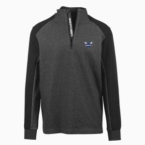 Levelwear Charlotte Hornets Black Galaxy Insignia Core Quarter Zip Pullover Top Eye - catching