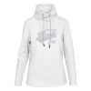 Levelwear Charlotte Hornets Women's Cream Loop Stylish Sweep Pullover Sweatshirt