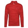 Levelwear Chicago Bulls Red Gear Insignia Core Premium Quarter Zip Pullover Top
