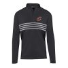 Levelwear Cleveland Elegant Cavaliers Black Asher Insignia Core Quarter Zip Pullover Top
