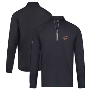 Levelwear Cleveland Cavaliers Black Theory Premium Insignia Core Quarter Zip Pullover Top