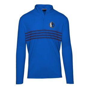 Levelwear Dallas Mavericks Royal Asher Insignia Core Quarter Zip Gorgeous Pullover Top