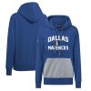 Levelwear Chic Dallas Mavericks Women's Blue Bonfire Pullover Hoodie