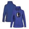 Levelwear Dallas Mavericks Women's Blue Loop Core Funnel Neck Pullover Sweatshirt Chic