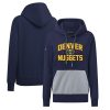 Levelwear Denver Nuggets Women's Navy Bonfire Pullover Premium Hoodie