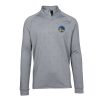 Levelwear Golden State Warriors Gray Finley Insignia Core Quarter Zip Premium Pullover Top