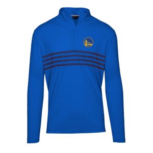 Levelwear Golden State Warriors Royal Gorgeous Asher Insignia Core Quarter Zip Pullover Top