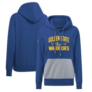 Levelwear Golden State Warriors Women's Stylish Royal Bonfire Pullover Hoodie