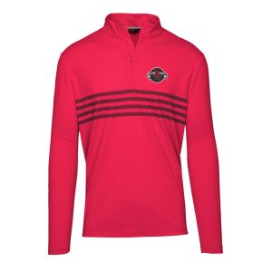 Levelwear Houston Rockets Stylish Red Asher Insignia Core Quarter Zip Pullover Top