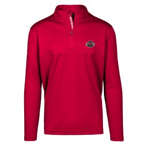 Levelwear Houston Rockets Red Truth Insignia Core Quarter Zip Trendy Pullover Top