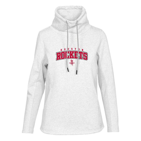 Levelwear Houston Rockets Women's White Loop Pullover Sweatshirt Gorgeous