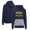 Levelwear Indiana Pacers Unique Women's Navy Bonfire Pullover Hoodie