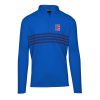 Levelwear LA Clippers Royal Asher Insignia Core Quarter Zip Chic Pullover Top
