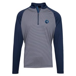 Levelwear Minnesota Timberwolves Navy Charter Fabulous Insignia Core Quarter Zip Pullover Top