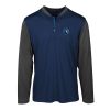 Levelwear Minnesota Timberwolves Navy Spector Insignia Core Chic Quarter Zip Pullover Top