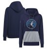 Levelwear Minnesota Timberwolves Women's Stylish Navy Bonfire Pullover Hoodie