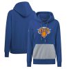 Levelwear New York Knicks Women's Blue Bonfire Elegant Pullover Hoodie