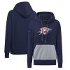 Levelwear Oklahoma City Thunder Women's Navy Bonfire Pullover Chic Hoodie