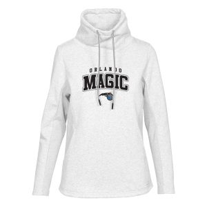 Levelwear Orlando Magic Women's White Loop Pullover Sweatshirt Elegant