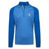 Levelwear Philadelphia 76ers Royal Charter Stylish Insignia Core Quarter Zip Pullover Top