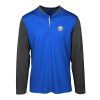 Levelwear Philadelphia 76ers Royal Spector Insignia Core Chic Quarter Zip Pullover Top