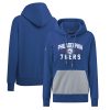 Levelwear Philadelphia Premium 76ers Women's Royal Bonfire Pullover Hoodie