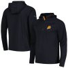 Levelwear Phoenix Suns Black Zander Hoodie Raglan Quarter Zip Top Stylish