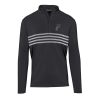 Levelwear San Antonio Spurs Black Asher Chic Insignia Core Quarter Zip Pullover Top