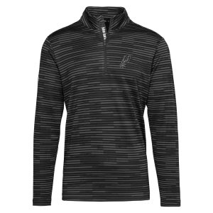Levelwear San Antonio Spurs Black Gear Insignia Core Eye - catching Quarter Zip Pullover Top