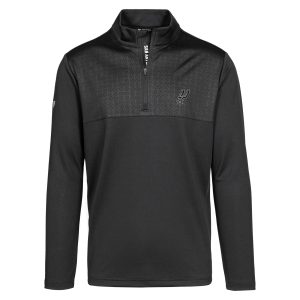 Levelwear San Unique Antonio Spurs Black Truth Insignia Core Quarter Zip Pullover Top