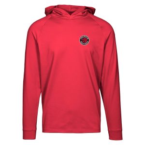 Levelwear Toronto Stylish Raptors Red Dimension Insignia Core Pullover Hoodie