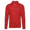Levelwear Toronto Raptors Eye - catching Red Gear Insignia Core Quarter Zip Pullover Top