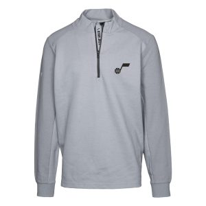 Levelwear Utah Eye - catching Jazz Gray Galaxy Insignia Core Quarter Zip Pullover Top