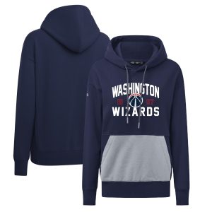 Levelwear Washington Wizards Women's Navy Bonfire Elegant Pullover Hoodie