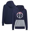 Levelwear Unique Washington Wizards Women's Navy Bonfire Pullover Hoodie